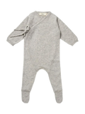 Baby-Strampler aus Kaschmir GREY