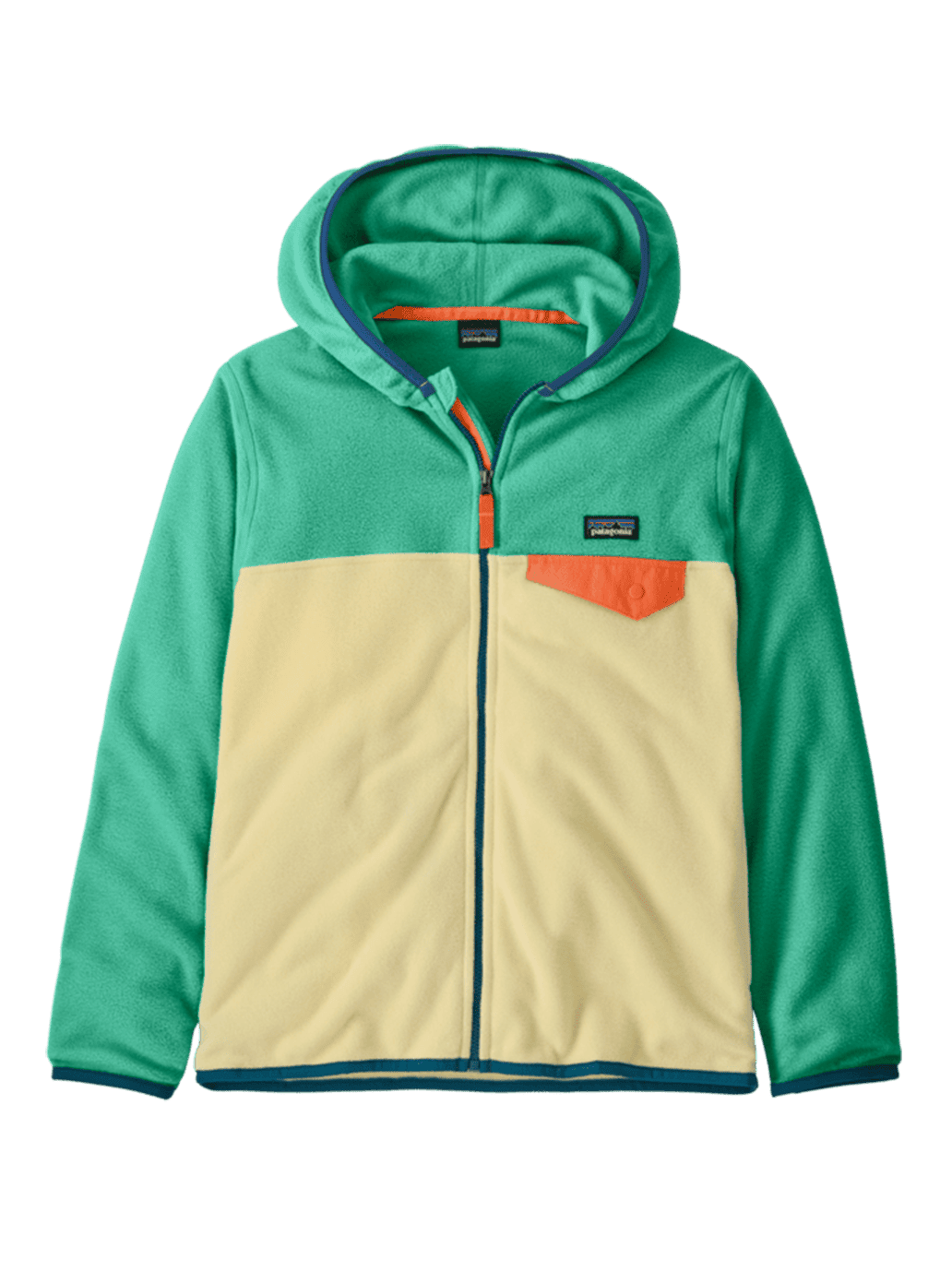 Sweat-shirt à boutons-pression pour enfants BUTTERCUP YELLOW W/AQUA STONE