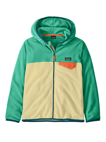 Felpa da bambino Micro D Snap-T Jkt BUTTERCUP YELLOW W/AQUA STONE