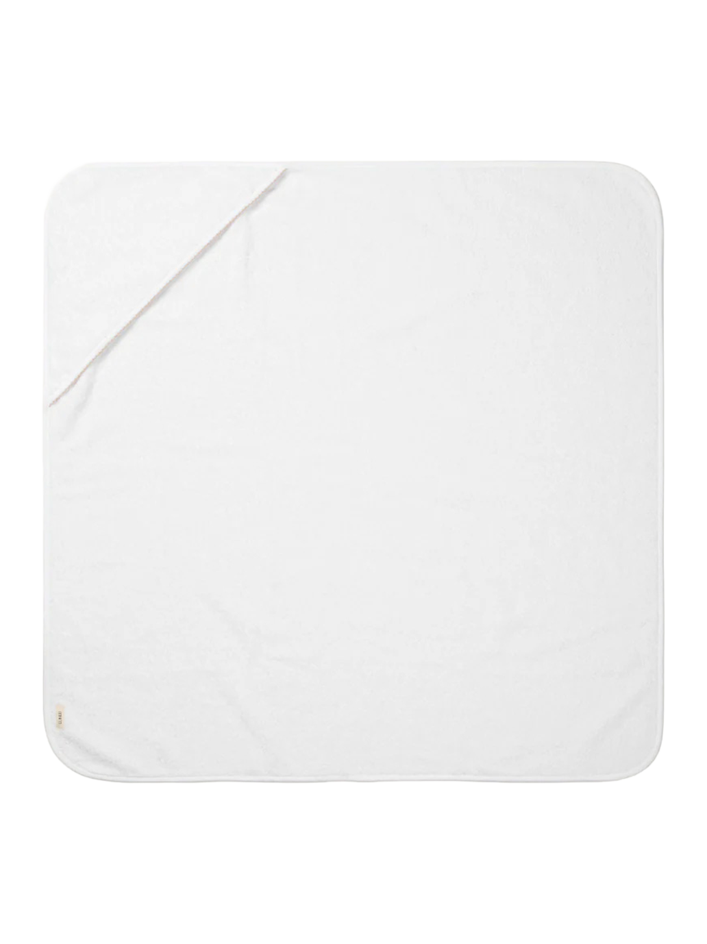 Babyhandtuch mit Kapuze WHITE