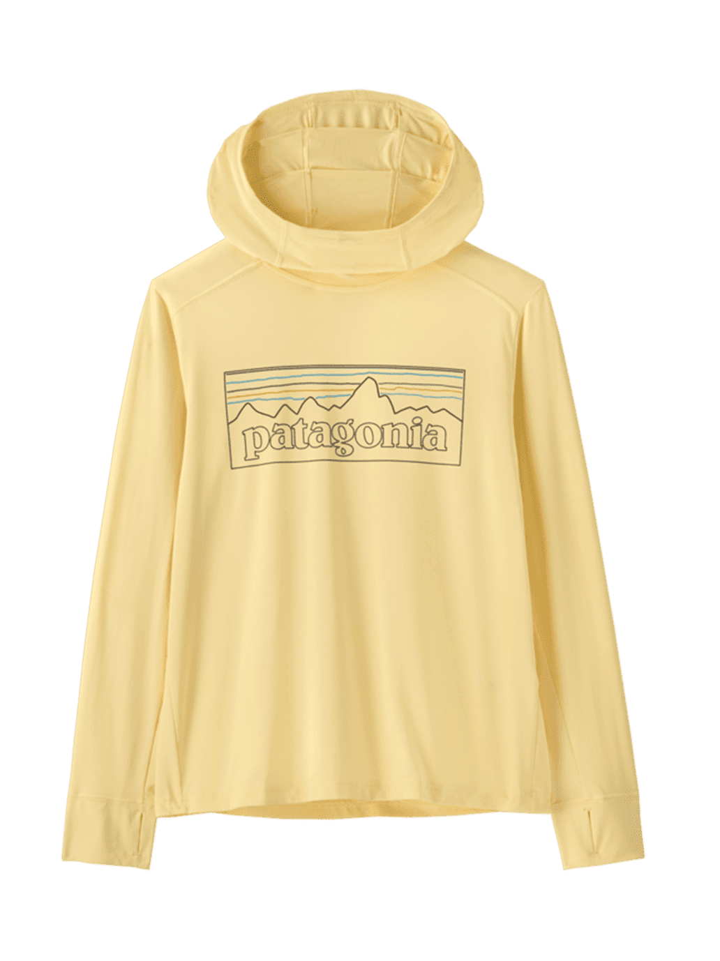 Capilene® Silkweight Hoodie für Kinder mit LSF 40+ Schwimmshirt BUTTERCUP YELLOW
