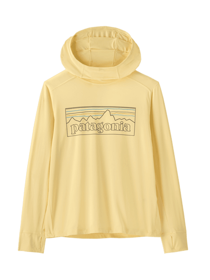 Capilene® Silkweight Hoodie für Kinder mit LSF 40+ Schwimmshirt BUTTERCUP YELLOW