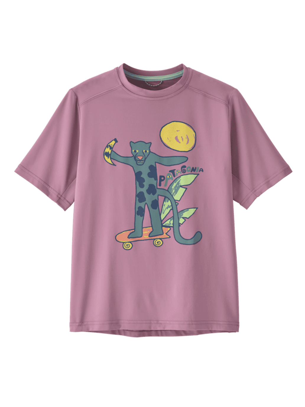T-shirt per bambini Capilene® Silkweight con protezione solare SPF40+ LIGHT VIOLET