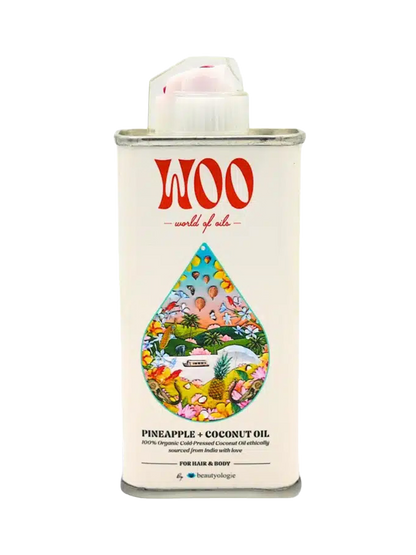 Aceite corporal y capilar orgánico de piña y coco PINEAPPLE &amp; COCONUT