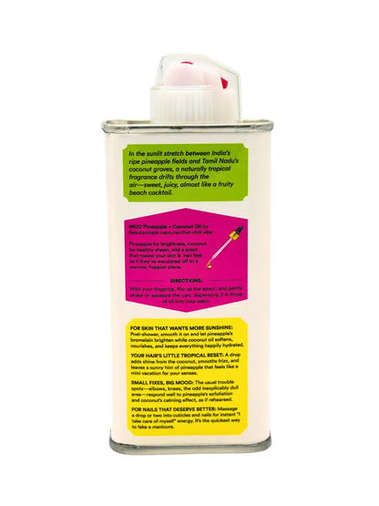 Aceite corporal y capilar orgánico de piña y coco PINEAPPLE &amp; COCONUT