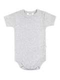 Bawełniane body niemowlęce z krótkim rękawem GREY