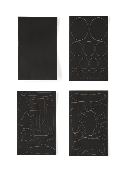 Sada záplat BLACK