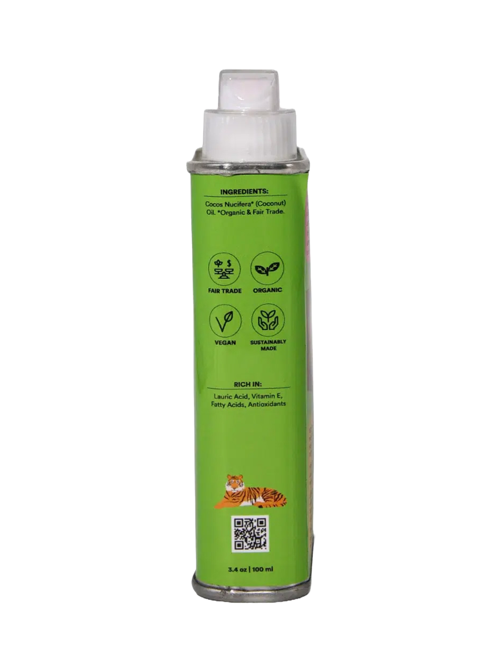 Olio di cocco biologico per corpo e capelli COCONUT