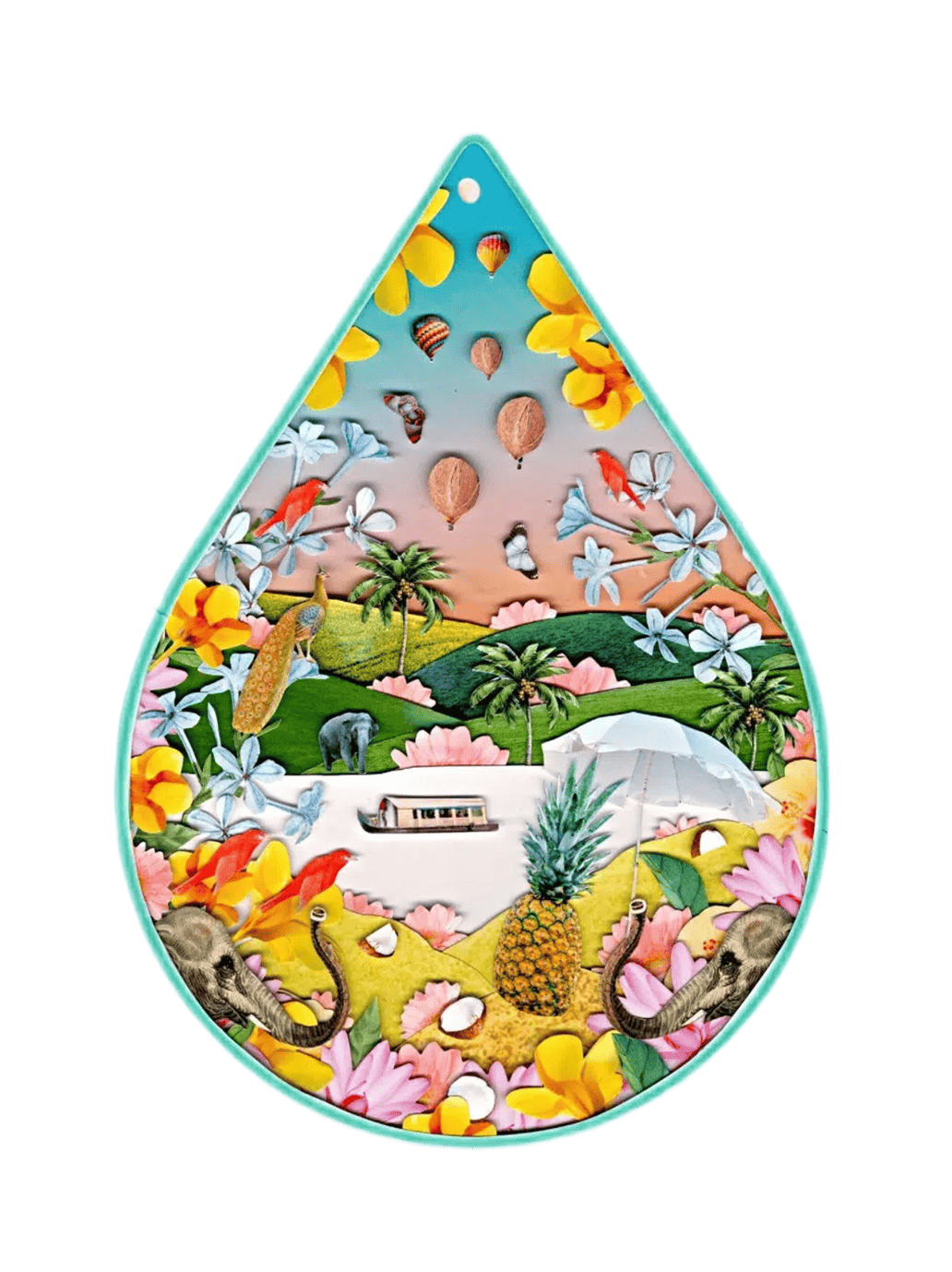 Aceite corporal y capilar orgánico de piña y coco PINEAPPLE &amp; COCONUT