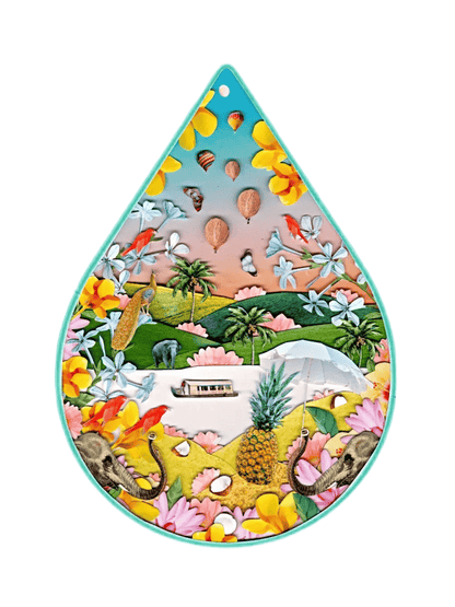 Aceite corporal y capilar orgánico de piña y coco PINEAPPLE &amp; COCONUT