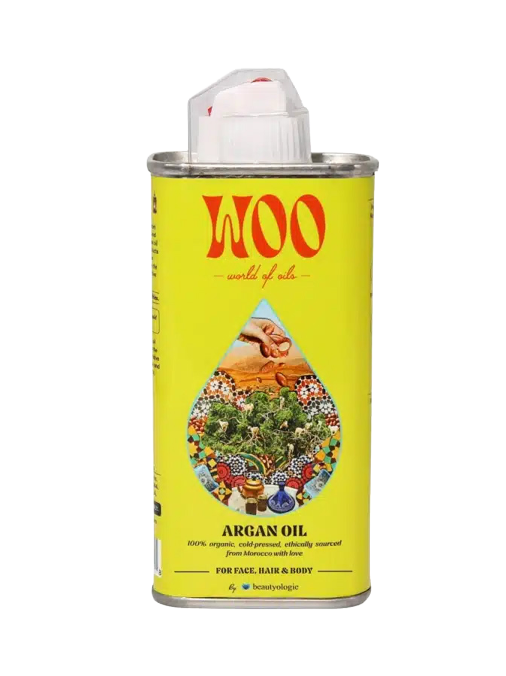 Olio biologico di argan per corpo e capelli
