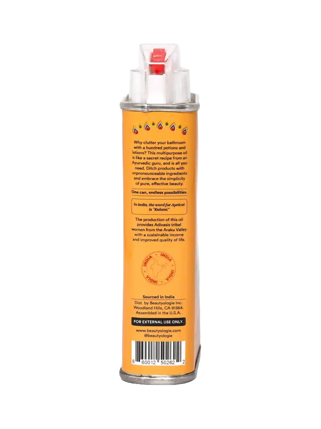 Organiczny olej do ciała i włosów Apricot APRICOT