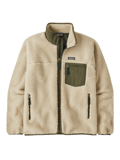 Klassisches Retro-X Herren-Sweatshirt DARK NATURAL W/BASIN GREEN