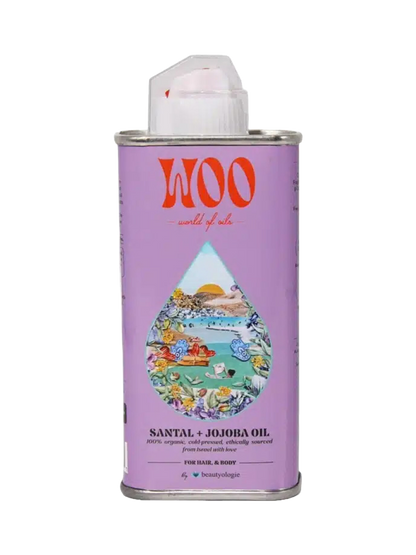 Bio-Körper- und Haaröl aus Sandelholz und Jojoba SANTAL &amp; JOJOBA