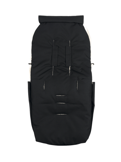 Waterproof puffmuff with merino wool MILK