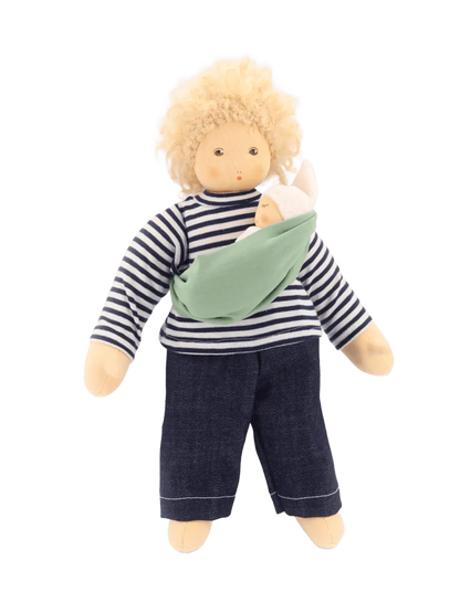 Zestaw ubranek dla lalki Retro Nanchen Natur BEBE Concept 