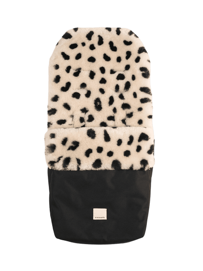 Wasserdichter Puffmuff mit Merinowolle LEOPARD