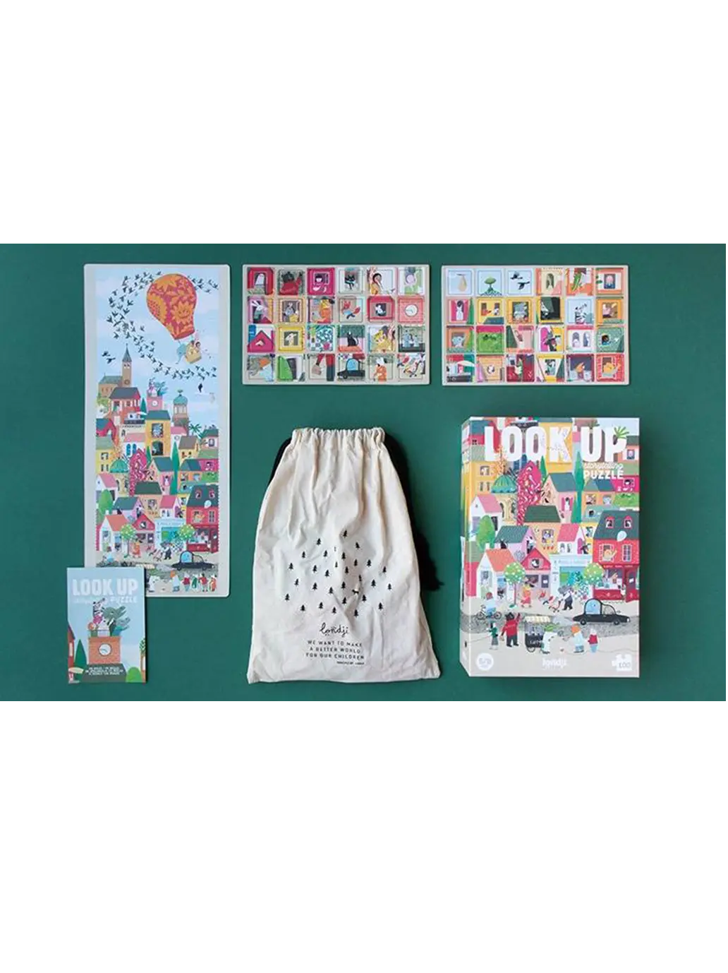 Puzzle z grą obserwacyjną Look up! Londji BEBE Concept 