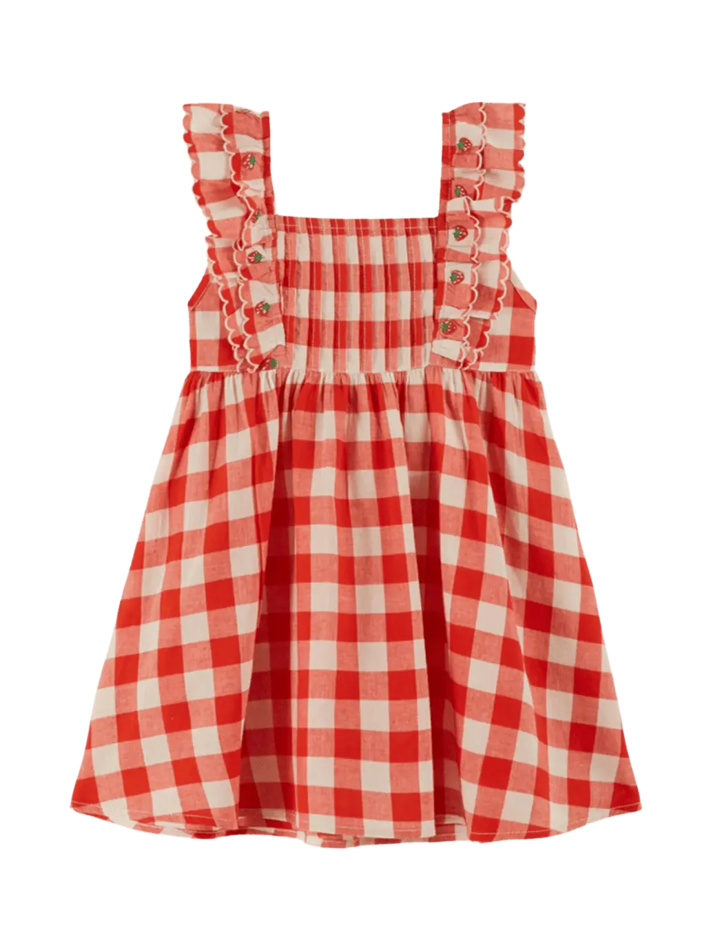 Carreau Embroidery Dress Emile et Ida BEBE Concept 