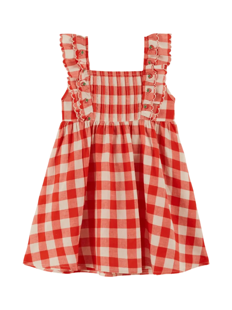 Carreau Embroidery Dress Emile et Ida BEBE Concept 
