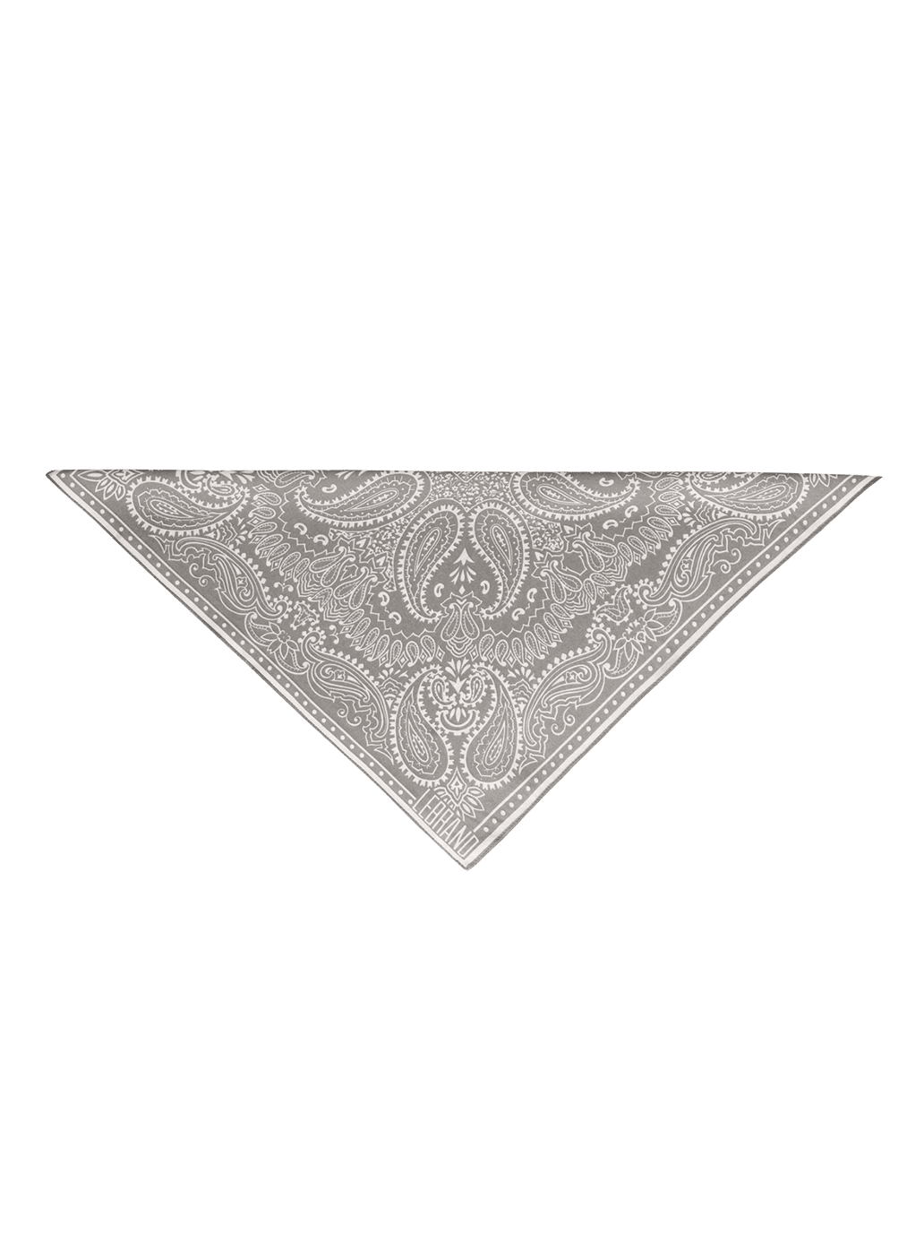 Mini-Bandana aus grauem Stoff