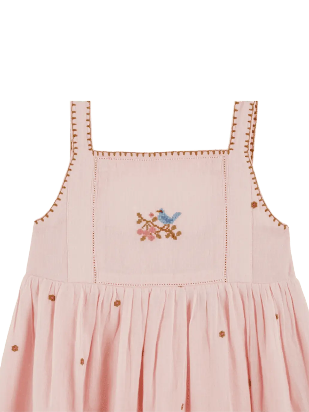 Fleurs Embroidery Dress Emile et Ida BEBE Concept 