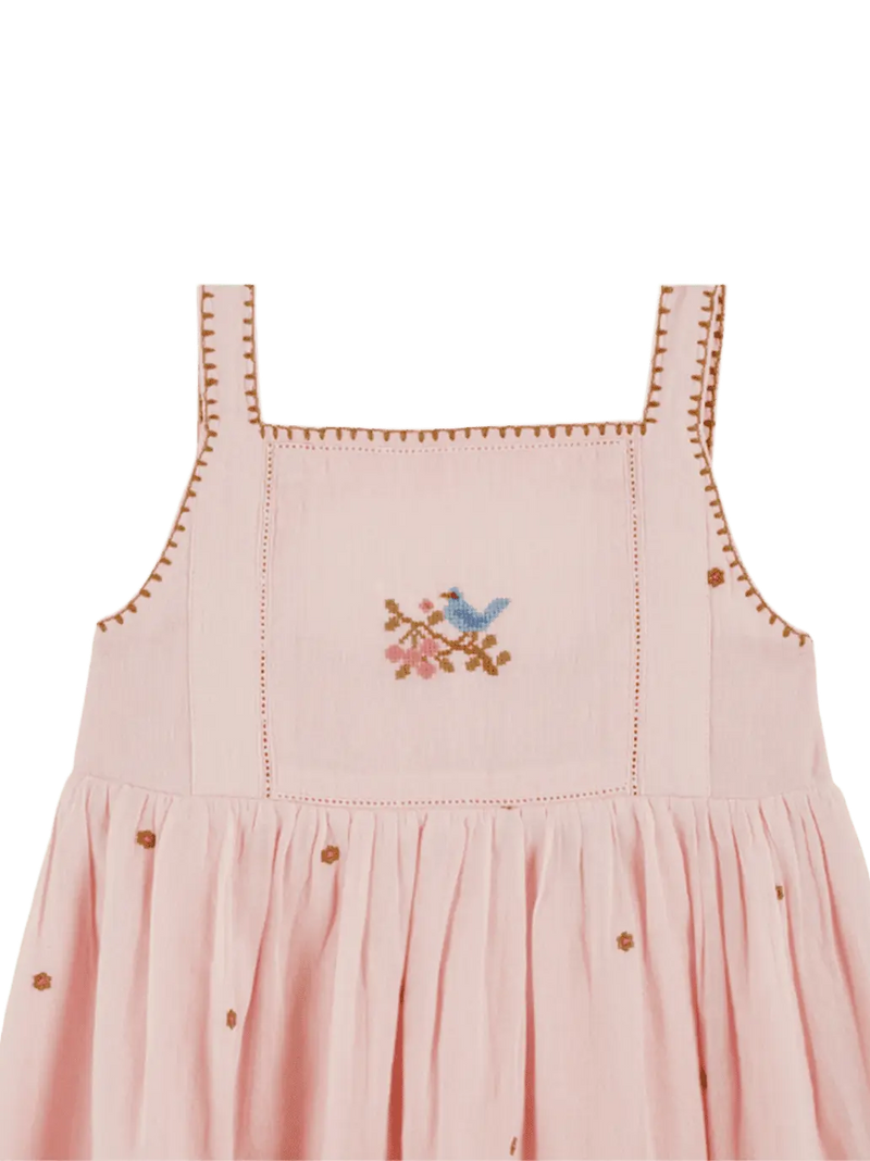 Fleurs Embroidery Dress Emile et Ida BEBE Concept 