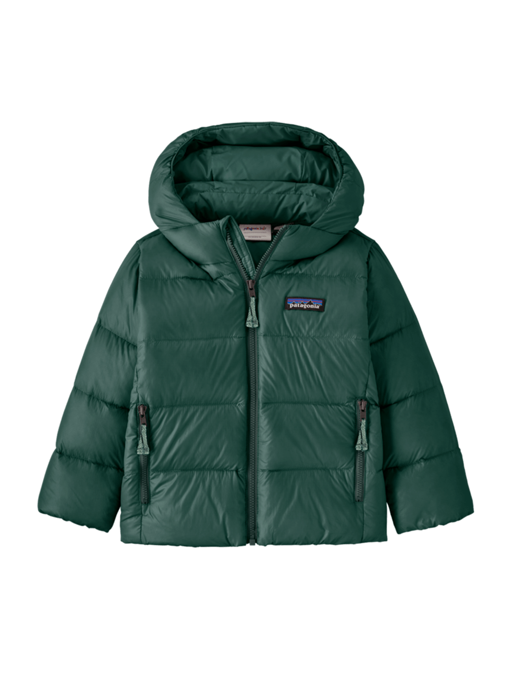 Ciepła kurtka puchowa Baby Hi-Loft Down Hoody CASCADE GREEN