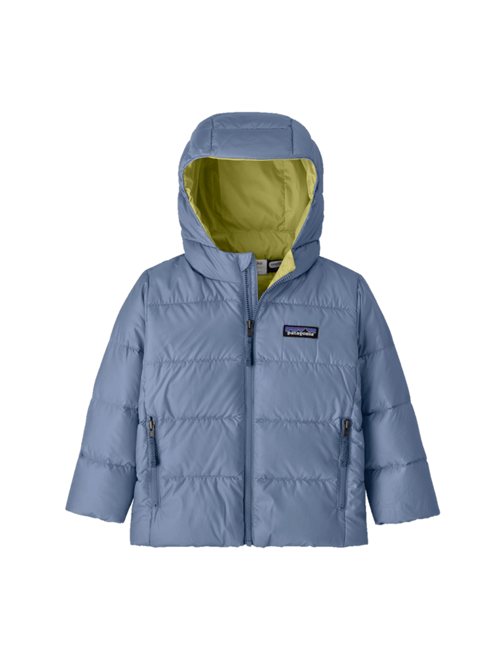 Ciepła kurtka puchowa Baby Hi-Loft Down Hoody BARNACLE BLUE