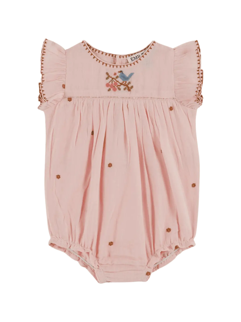 Embroidery Baby Romper Emile et Ida BEBE Concept 
