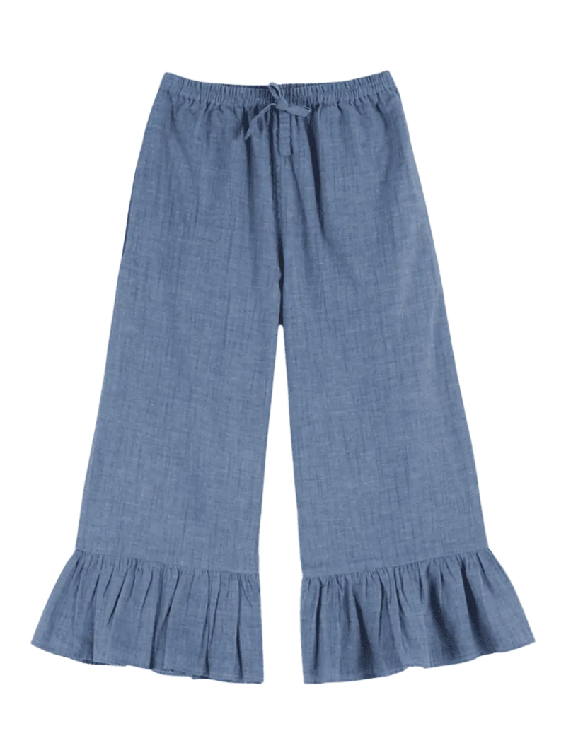 Volant Chambray Pants Emile et Ida BEBE Concept 