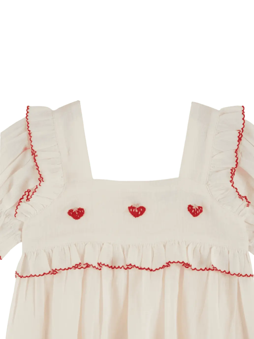 Fraise Embroidery Blouse Emile et Ida BEBE Concept 