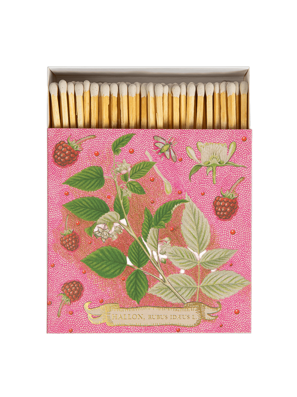 Luksusowe zapałki w ozdobnym pudełku ROSE FRAMBOISE