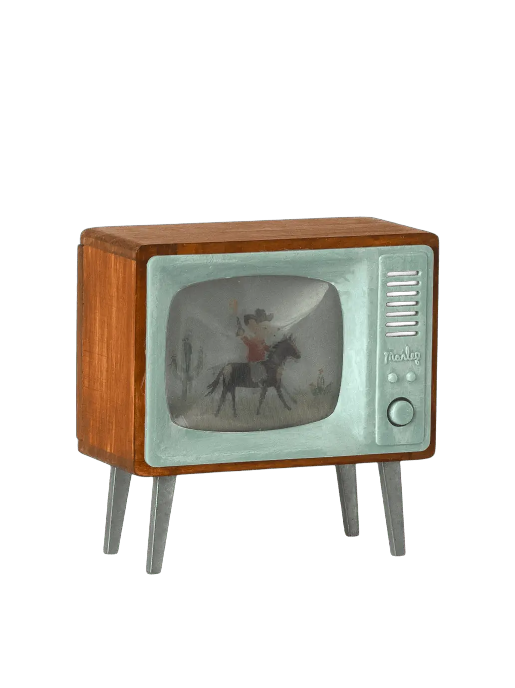 Miniaturowy telewizor retro Maileg BEBE Concept 