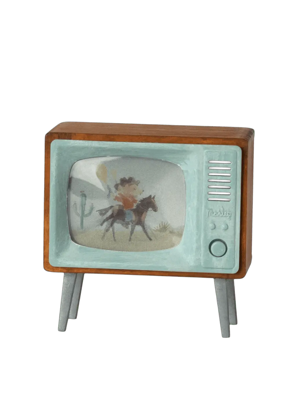 Miniaturowy telewizor retro Maileg BEBE Concept 