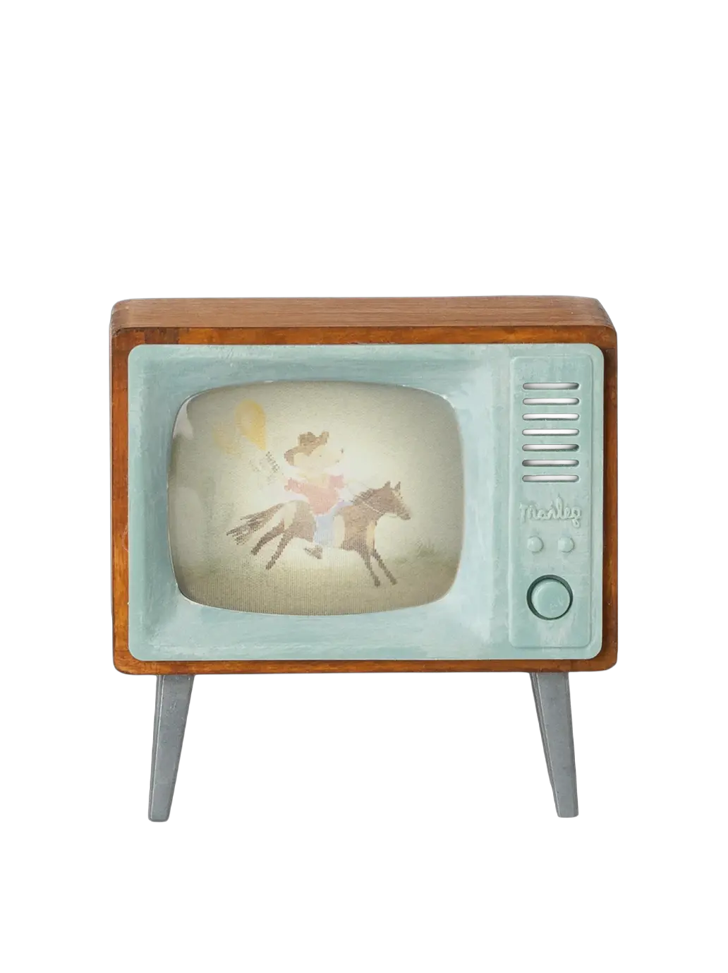 Miniaturowy telewizor retro Maileg BEBE Concept 