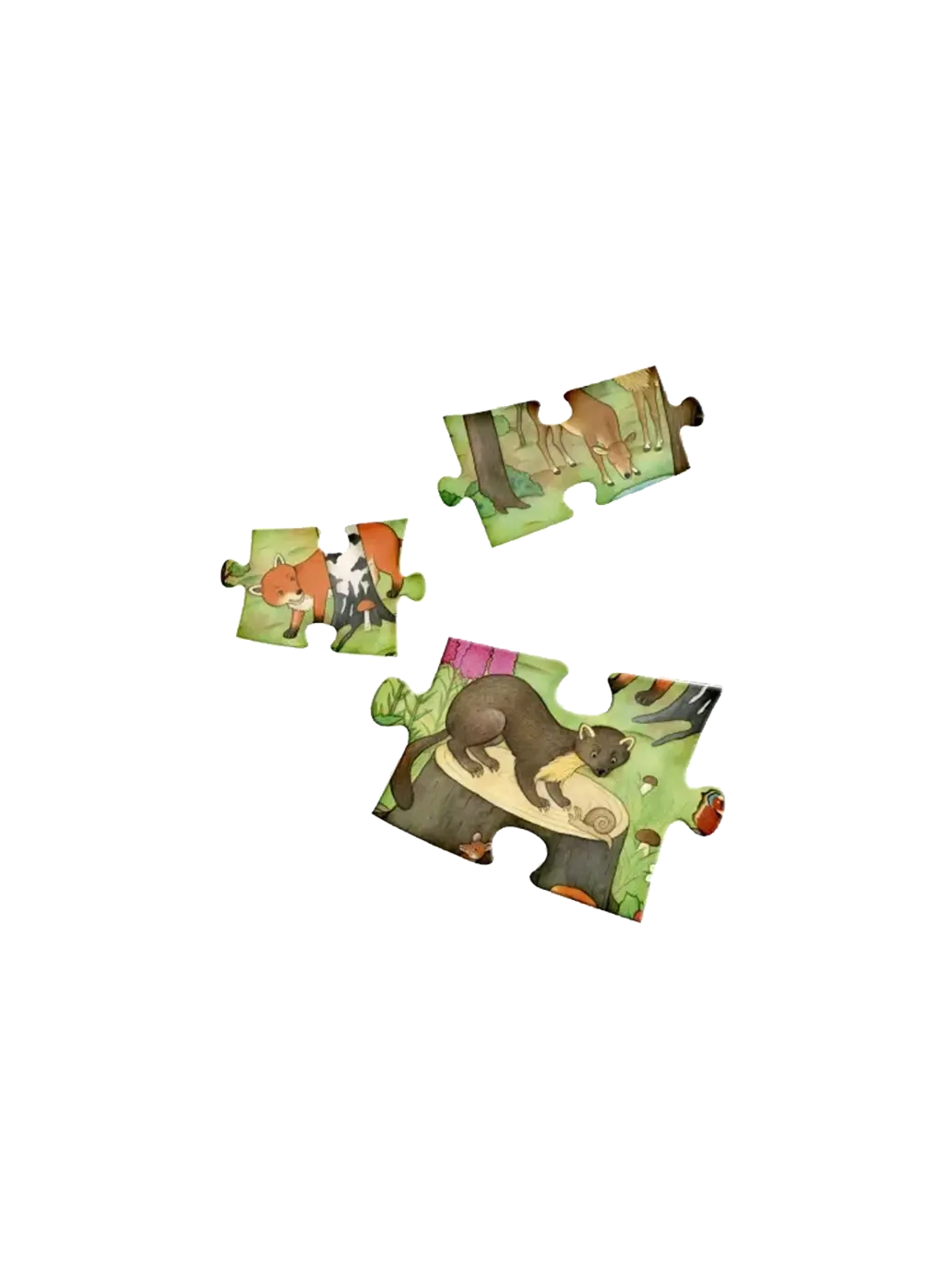Interaktywne puzzle Nasz Las Albi BEBE Concept 