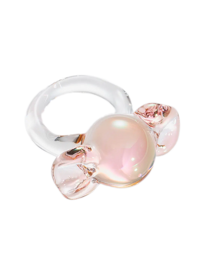 Big Candy Glass Ring Vivian Alarcon BEBE Concept 