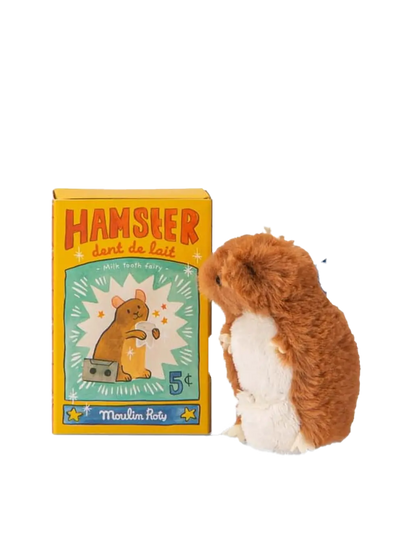 Maskotka chomik w pudełku na mleczne ząbki Moulin Roty BEBE Concept 