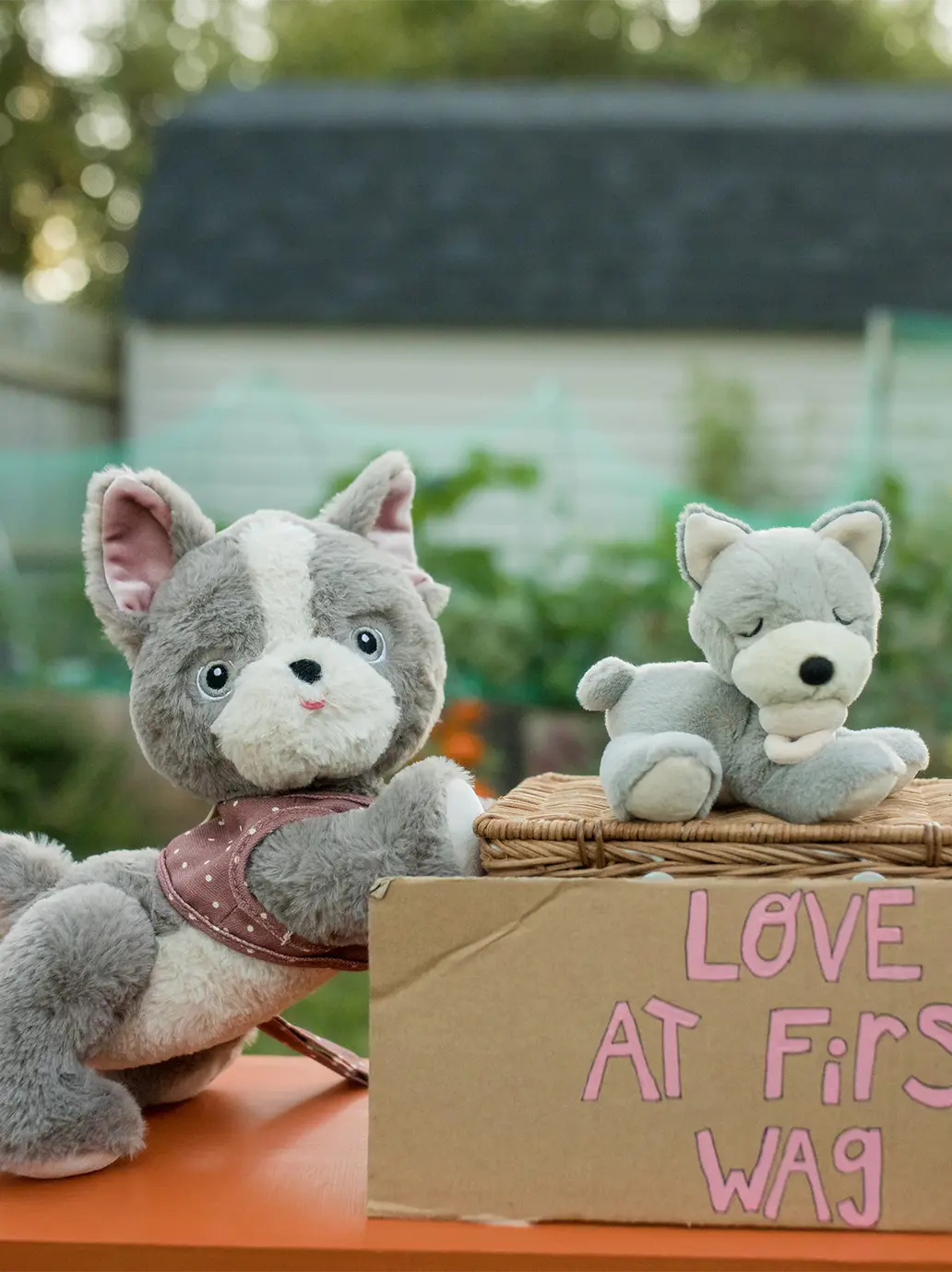 Piesek z magnetyczną kością Dinkum Dog Olli Ella BEBE Concept 