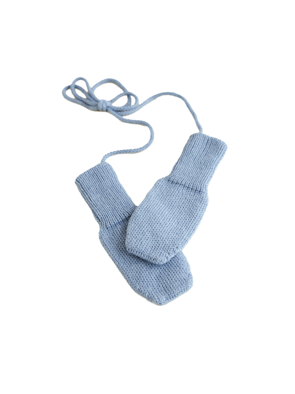 Rękawiczki niemowlęce merino Fiza Mittens LIGHT BLUE