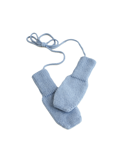 Rękawiczki niemowlęce merino Fiza Mittens LIGHT BLUE