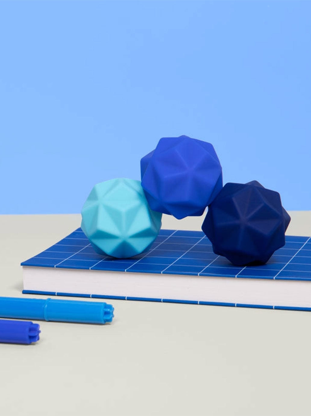 Kulki antystresowe Odds Silicone Magnets BLUE PEAKS
