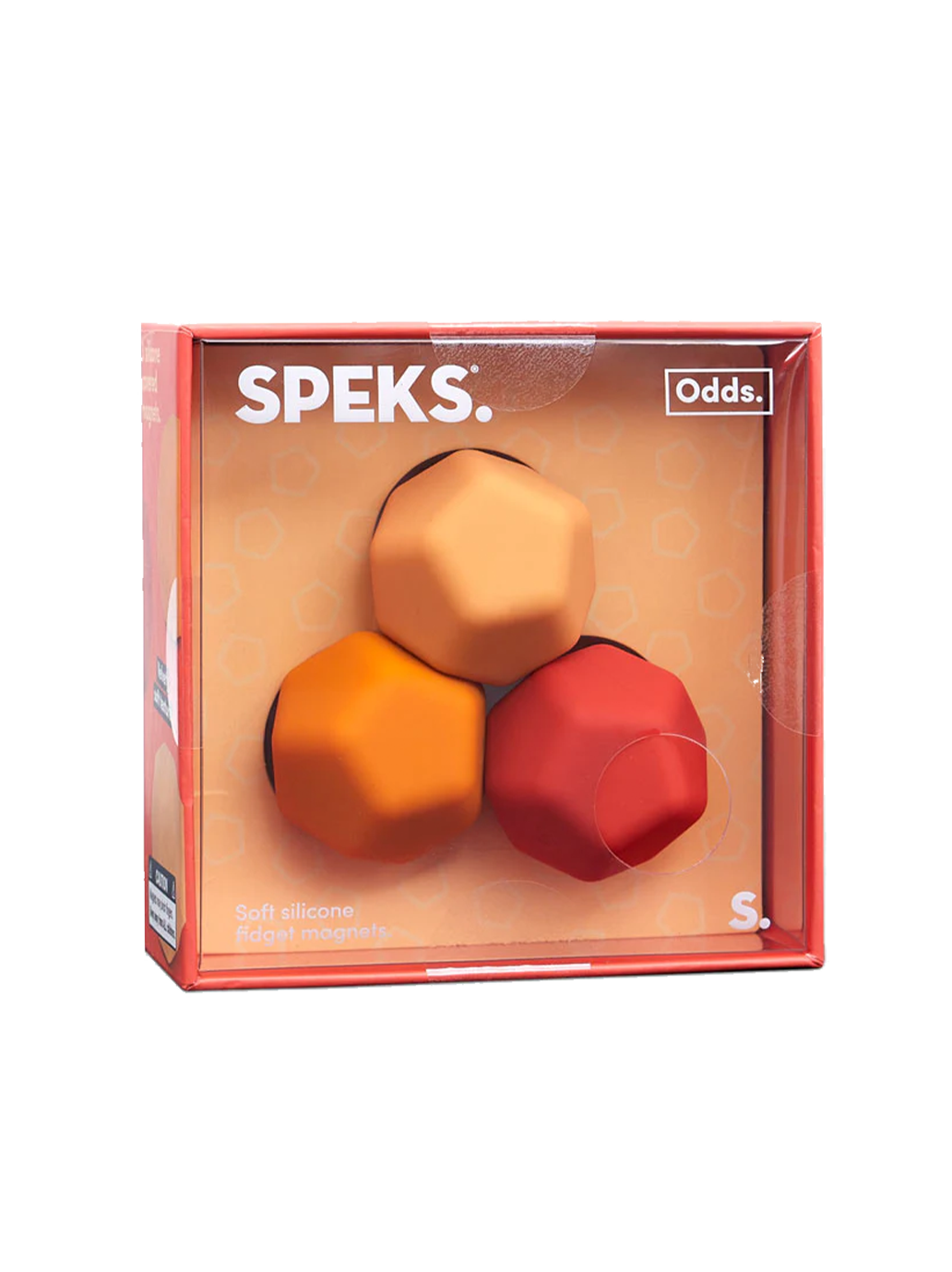 Kulki antystresowe Odds Silicone Magnets ORANGE PLANES