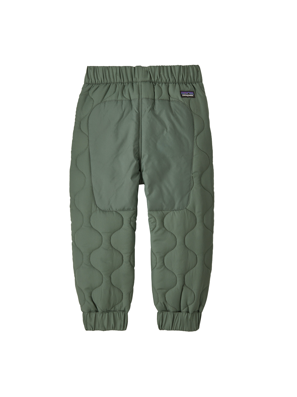 Ocieplane spodnie Baby quilted puff joggers HEMLOCK GREEN