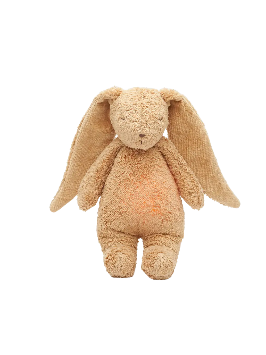 Szumiący króliczek organic z lampką nocną Moonie BEBE Concept 