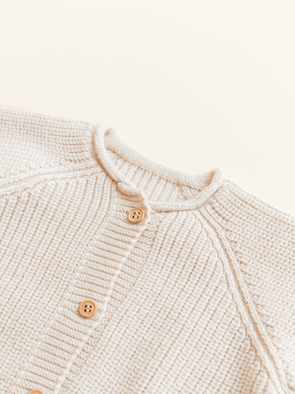 Gilet en laine mérinos Inga CREAM
