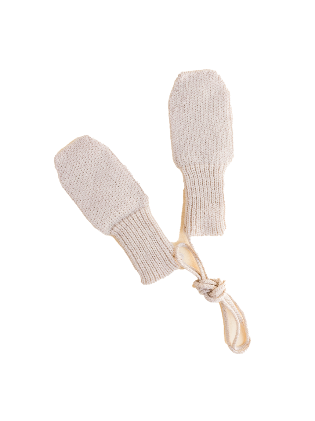 Rękawiczki niemowlęce merino Fiza Mittens CREAM