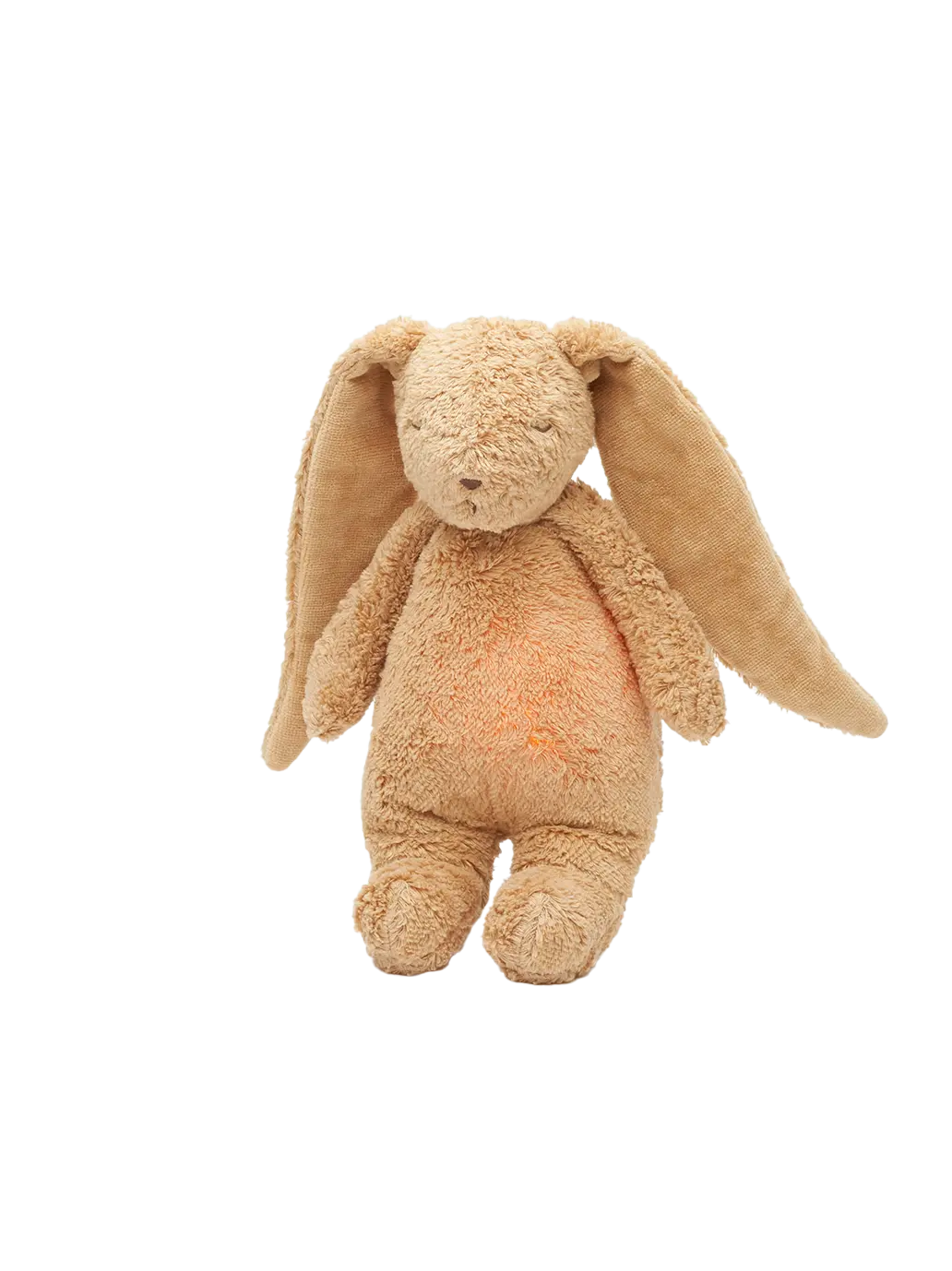 Szumiący króliczek organic z lampką nocną Moonie BEBE Concept 