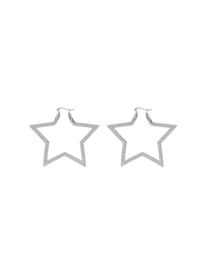 Kolczyki Funky Star Small Hoops Anna + Nina BEBE Concept 